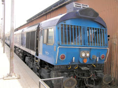 ENR, Egyptian national Railways, No 2130 at Luxor Station, June 2010